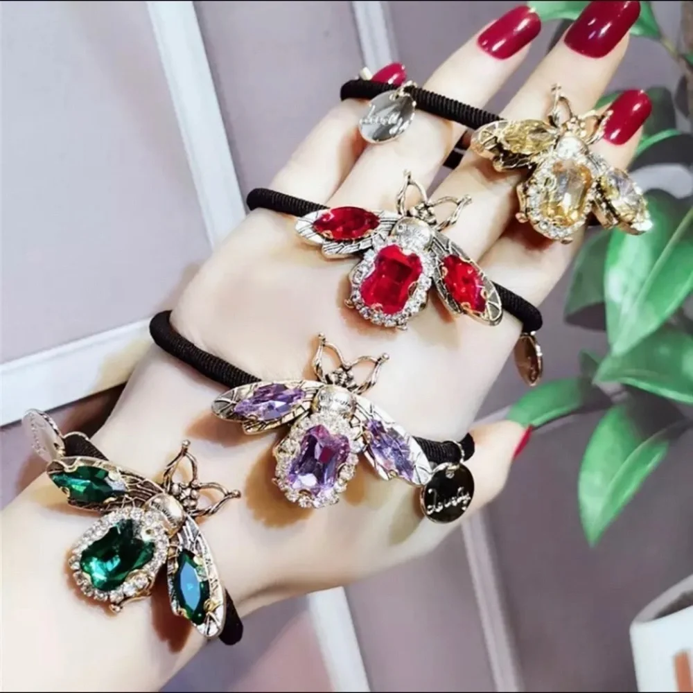 Bee Hair tie Medium stretch embellished